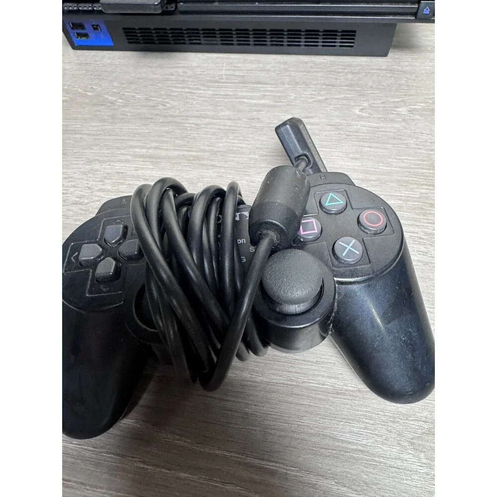 Sony PlayStation 2 PS2 Slim Console SCPH-39001 Black w/ Controller, Cables, 4